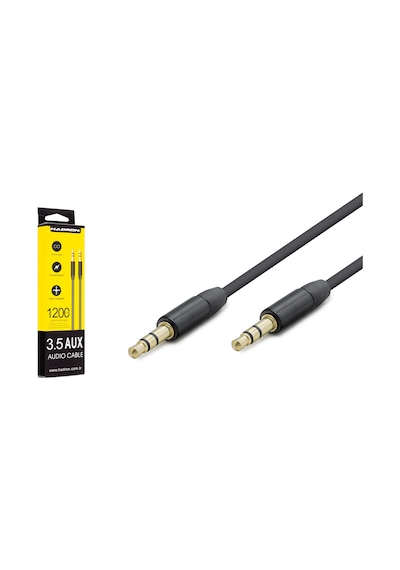 Hadron Hdx1039S4308S Aux Kablo 1.2Mt Siyah
