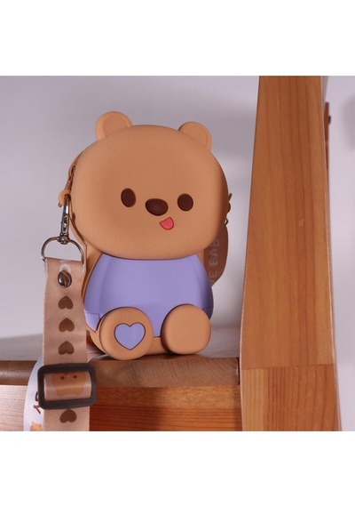Ogi Mogi Toys Silikon Minik Ayı Omuz Çantası
