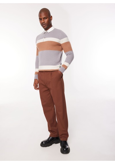 At.p.co Polo Yaka Slim Fit Lacivert Erkek Kazak A274a05l126/d-