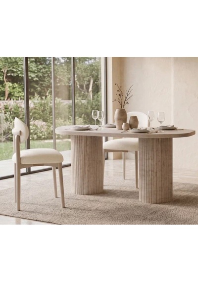 Lumi Mdf Yemek Masası +6 Sandelye Aytaşı