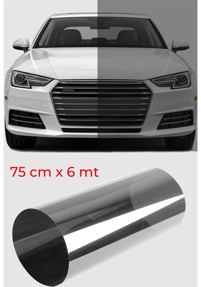 Cam Filmi Siyah Amerikan Çizilmez  Açık ton 75 CM x 6 M