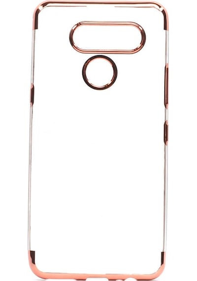LG Uyumlu K50S Kılıf Zore Dört Köşeli Lazer Silikon Kılıf