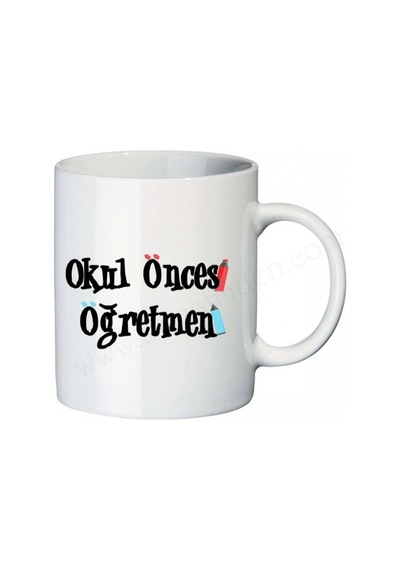 Okul Öncesi Öğretmenine Hediye Isimli Kupa Bardak