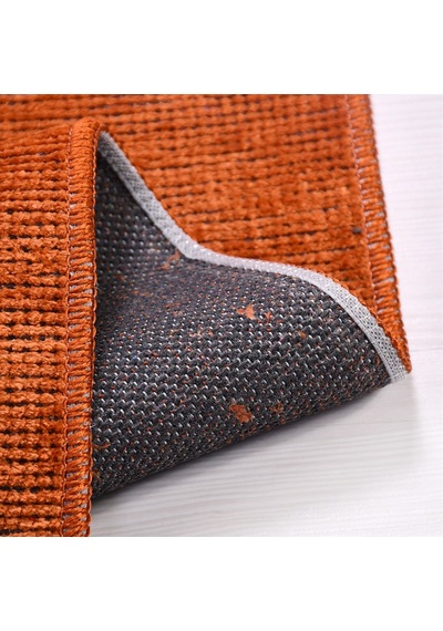 Çam Halı Crea Decolux Azade 8200 Kiremit Özel Kaymaz Tabanlı Pamuk Dokuma Kilim - 120x180