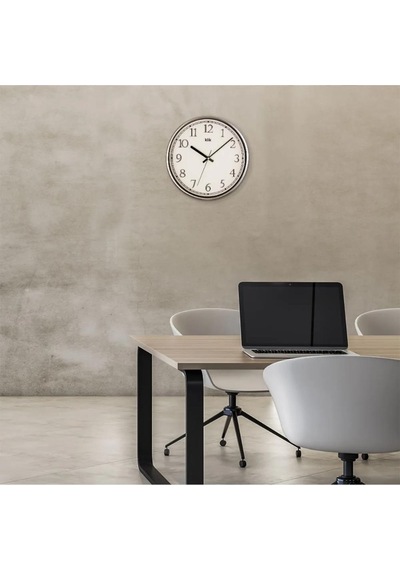 T.concept Slim Gümüş Duvar Saati 30 Cm Gümüş