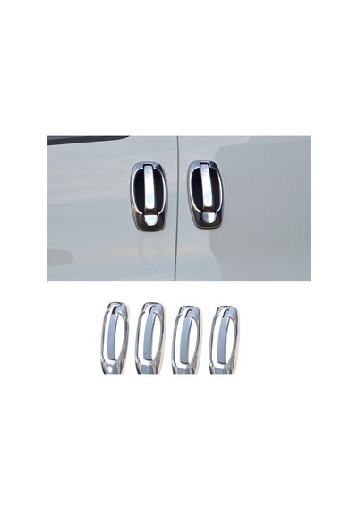 Fiat Fiorino 2007-2016 Kapı Kolu Seti Paslanmaz Çelik