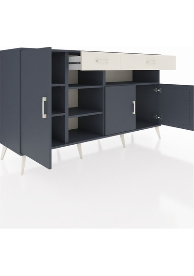 Hyperion Konsol 5 Raflı 2 Çekmeceli 3 Kapaklı 176x44x99 Antrasit- Antrasit-antrasit/aytaşı Hyperion Konsol 5 Raflı 2 Çekmeceli 3 Kapaklı 176x44x99 Antrasit- Antrasit-antrasit/aytaşı