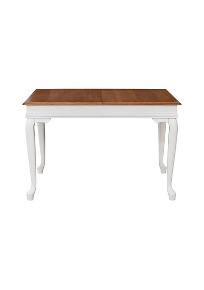 Rustik Açılır Yemek Masası 90x140 Beyaz - Ceviz Rustik Açılır Yemek Masası 90x140 Beyaz - Ceviz
