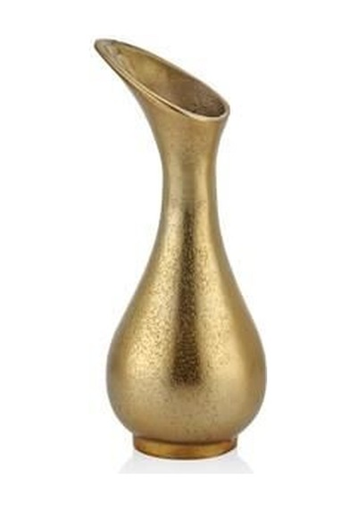Pıtcher Gold Kucuk Vazo 11x11x26 Cm Gold