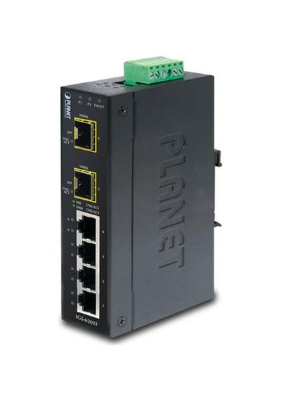Planet Pl-ıgs-620tf 4 Port Gigabit 2 Port Sfp Endüstriyel Ethernet Switch