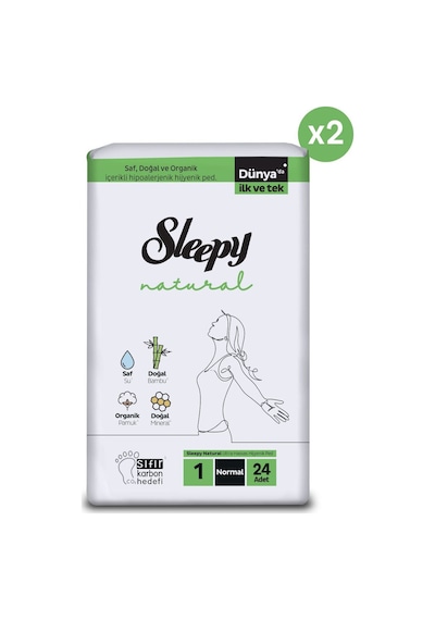 Sleepy Natural Ultra Hassas Hijyenik Ped Normal 48 Adet Ped