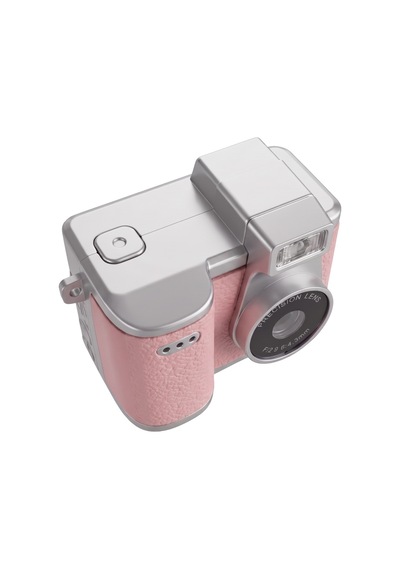 Everest Adk1980, Pembe, 720p Hd, 200mah Batarya, 1&quot Ekran, Anahtarlık Askılı, Flashlı, Mini Retro Dijital Kamera