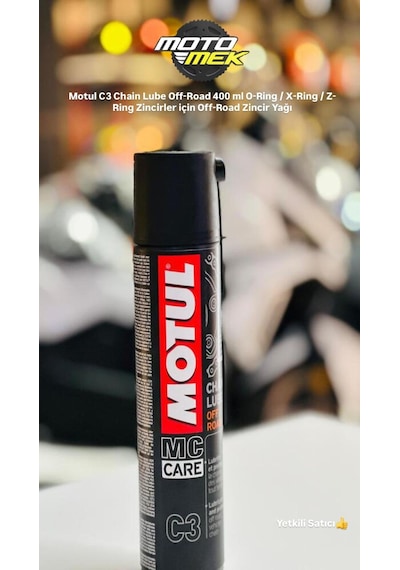 Motul C3 Chain Lube Off-road 400 Ml O-ring/x-ring/z-ring İçin Off-road Zincir Yağı