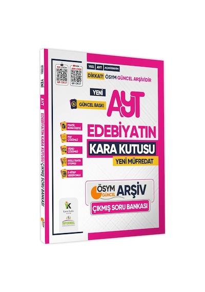 2025 Yks-ayt Edebiyatın Kara Kutusu Ösym Çıkmış Soru Havuzu Bankası Konu Özetli Video/pdf Çözümlü