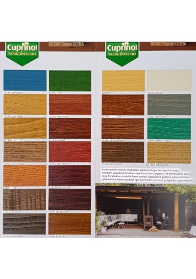Cuprinol Woodart Ultra Vernikli Ahşap Koruyucu 2.5 Lt