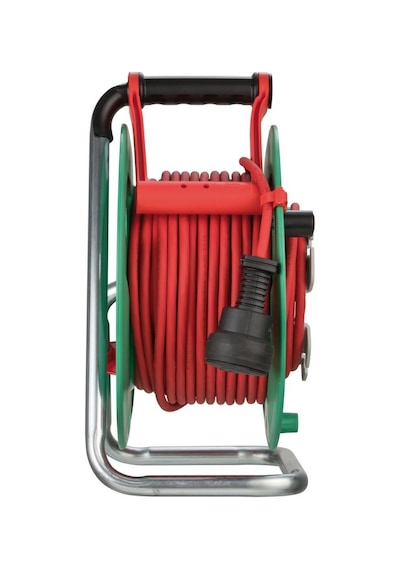 Brennenstuhl Garant G Bretec Serisi Ip44 Lisanslı Cablepilot 38+2 Metre Bahçe Ve Dış Mekan İçin Makaralı Kablo