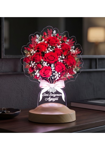 Kırmızı Güller Aşk Buketi Led Lamba Kişiye Özel Kadına, Eşe Ve Sevgiliye Romantik Hediye, Işıklı Solmayan Gül Çiçek Buketi Kırmızı Güller Buketi Kırmızı Güller Aşk Buketi Led Lamba Kişiye Özel Kadına, Eşe Ve Sevgiliye Romantik Hediye, Işıklı Solmayan Gül Çiçek Buketi Kırmızı Güller Buketi