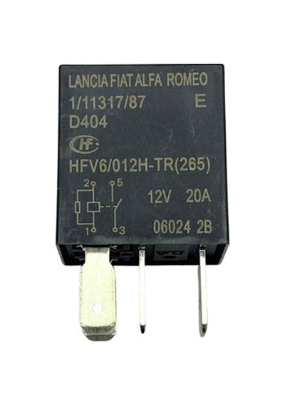 12v Röle 4 Uçlu 20 A Mikro Dirençli 1-2-3-5 Oem