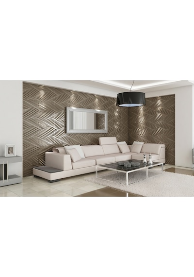 3 Boyutlu Boyanabilir Pvc Duvar Paneli Concept 50-50 Cm 4 Adet-1 Metrekare