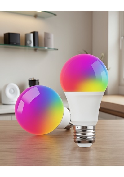 Rgb Işıklı Led Ampul 10 Watt Uczrgblamba3-1