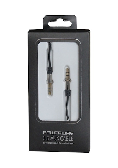 Powerway Aux Kablosu - Siyah Ax01