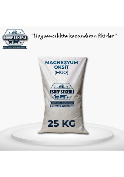 Eşref Şekerli Magnezyum Oksit Mgo 25 Kg
