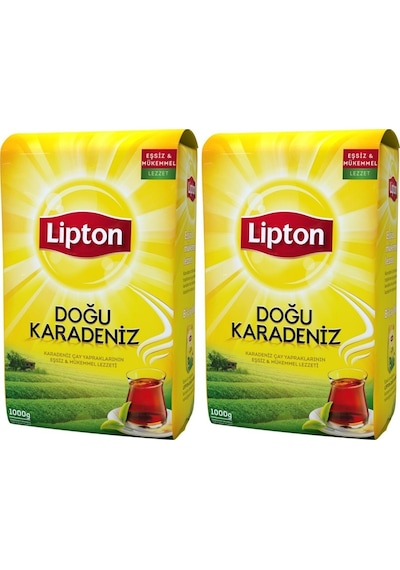 Lipton Doğu Karadeniz Bergamot Aromalı Siyah Dökme Çay 2 x 1 KG