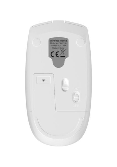 Philips Uyumlu  Spk7398w Kablosuz 1600dpı Sessiz Optik Mouse Beyaz Diğer