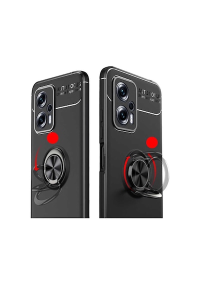 Xiaomi Redmi Note 12 5g Kılıf Zore Ravel Silikon Kapak Siyah