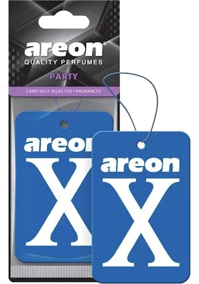 X Party Mavi Özel Esanslı Oto Koku Asma Kağıt Araç Kokusu