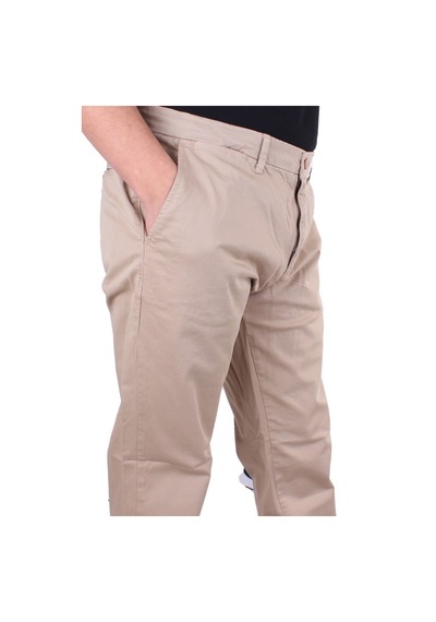 Twister Jeans Twister Togo 728 Bej Yüksek Bel Rahat Paça Erkek Kanvas Pantolon Bej