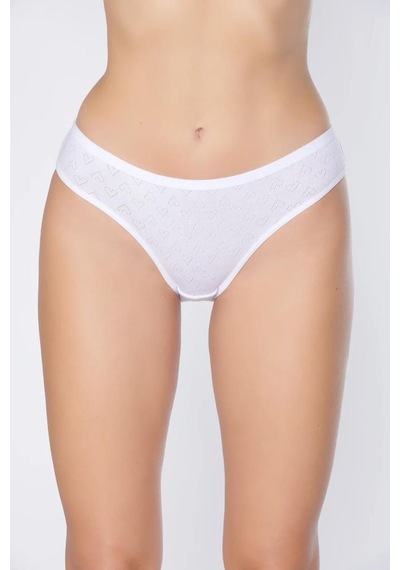 12 Adet Tutku Elit Bayan Jakarlı Bikini Külot Karışık Renk 2708 Çok Renkli