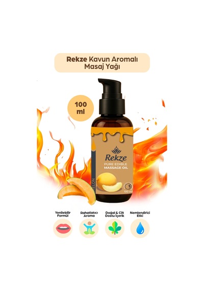 Kavun Aromalı Masaj Yağı 100 Ml Yenilebilir Ve Erotik Formül - 636164760