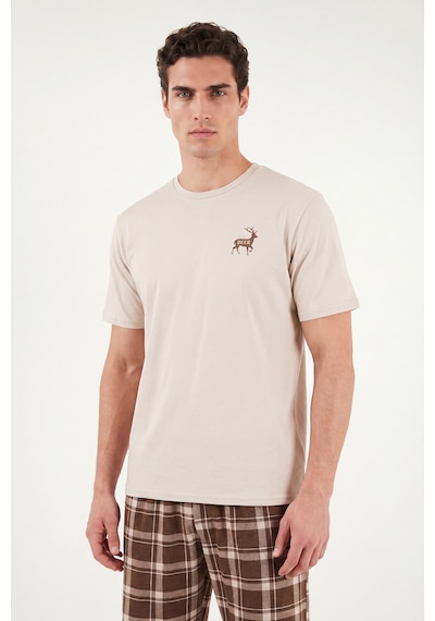 Buratti Erkek Pijama Takımı 6572022 Bej