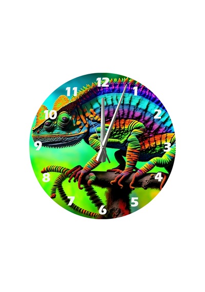 Ti-play Bukelamun 30x30cm Akrilik Dekoratif Modern Duvar Saati ÇOk Renkli