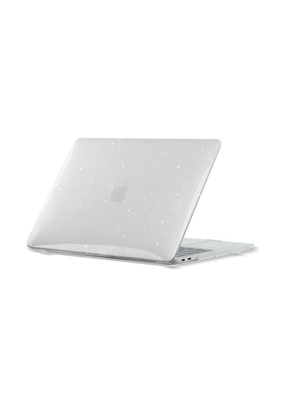 Apple Uyumlu MacBook Air 13.3'' A 1466 A 1369 Kılıf Parlak Kristal Şeffaf Simli