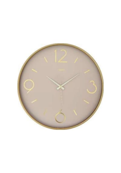 2024-2 Sarı 50 Cm Duvar Saati Modern Dekoratif Salon Ofis Saat Çok Renkli