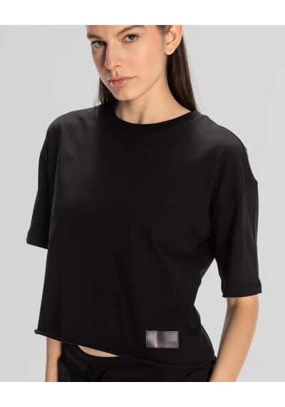 Kappa Authentic Lily Kadın T-Shirt-Siyah