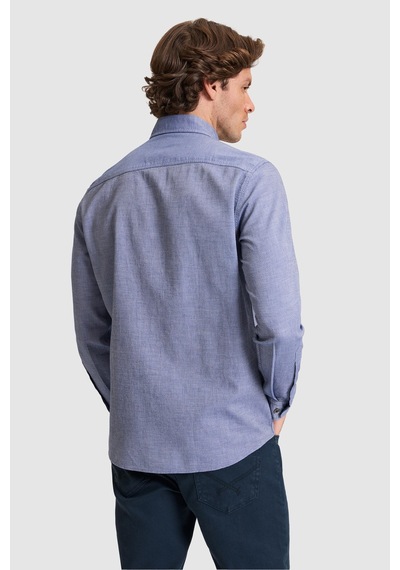 U.s. Polo Assn. Erkek Lacivert Gömlek Basic 50322343-vr033
