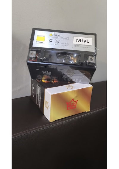 Motolux Macchiato 50 Uyumlu Kaliteli Hazır Şarjlı Akü 12 V 7 Ah