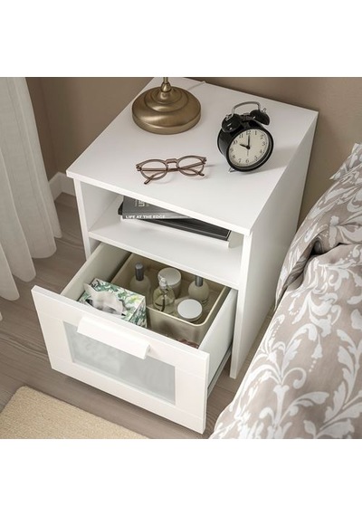 Ikea Brımnes Komodin, Beyaz, 39x41x53 Cm