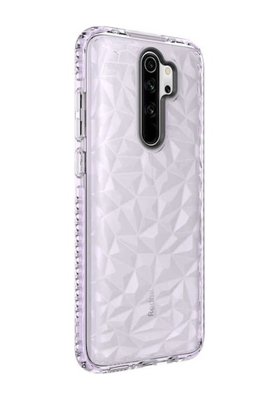 Xiaomi Redmi Note 8 Pro Kılıf Zore Buzz Kapak Mor