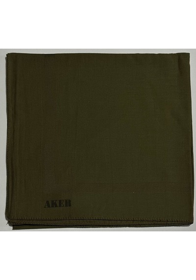 Aker Düz Pamuklu Koton Eşarp 1030950-951 Haki Haki Yeşili
