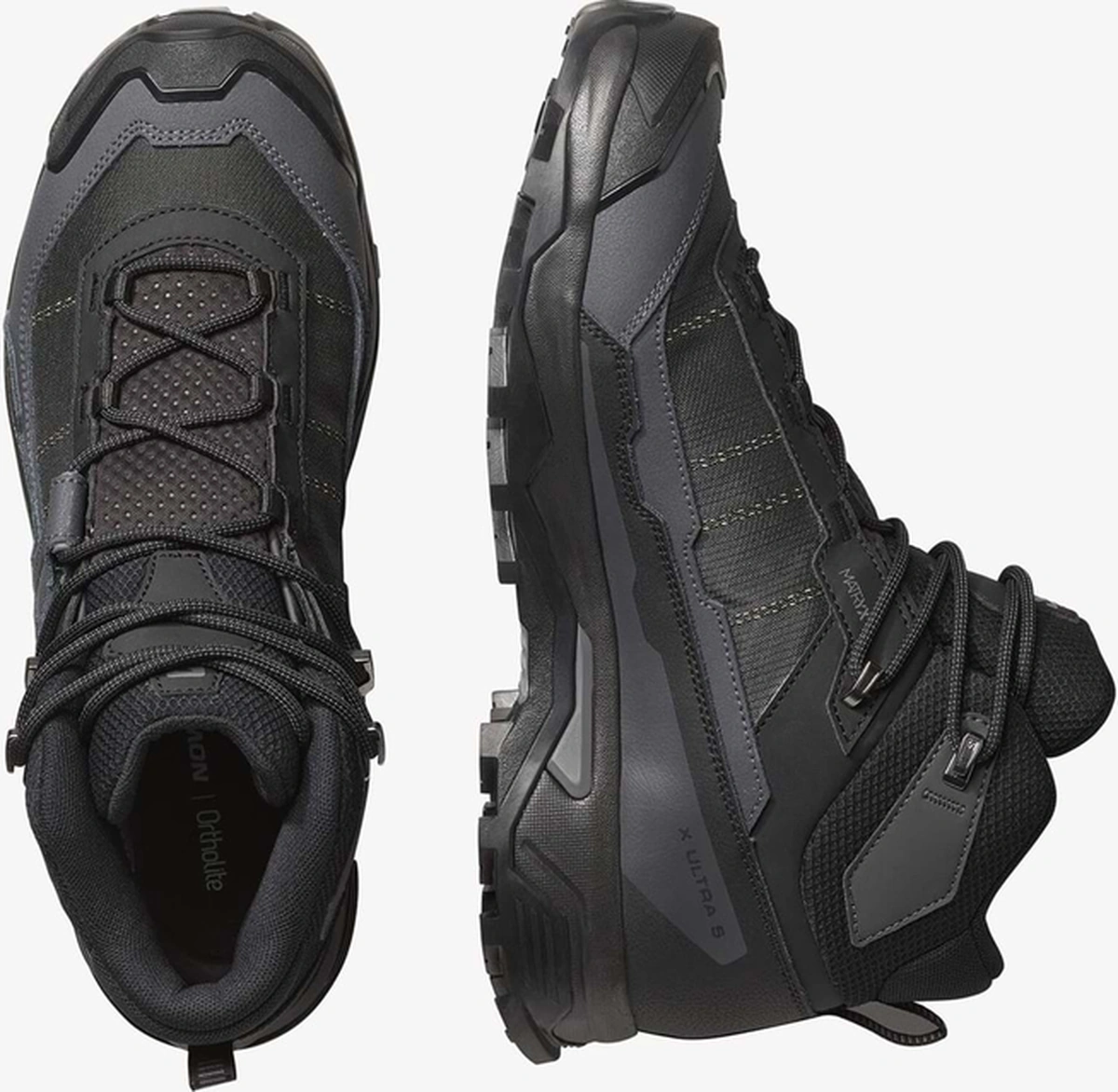 Salomon Erkek Outdoor Ayakkabı X Ultra 5 Mıd Gore-tex L47754200 Siyah