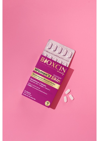 Bioxcin Women's Skin 30 Tbl - Glutatyon, Elastin, Biotin, Çinko, Kolajen, Hya Asit, Magnezyum, Cilt Vitamini