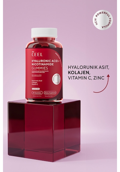 VitaCeel 3'lü Cilt Vitamini, Uyku Vitamini ve Saç&Tırnak Vitamini Gummy Vegan Çiğnenebilir Vitamini