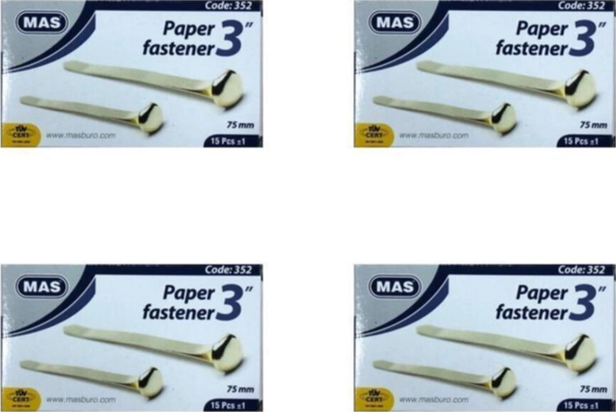 Maşa Raptiye No:3 75mm 4 Lü Kutu