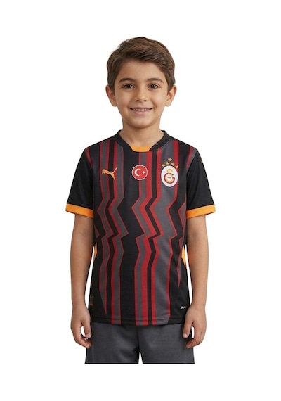 Galatasaray Lisanclı Çocuk Maç Forma Kırmızı - Siyah