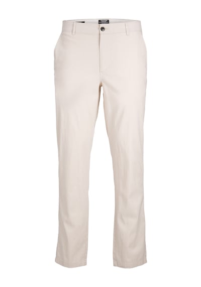 Jack & Jones Büyük Beden Keten Chino Pantolon - Ollie Moonbeam Çok Renkli