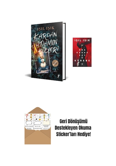 Kardan Adamın Külleri Ciltli + Ona Kadar Say 2 - Körebe + Okuma Sticker'ları